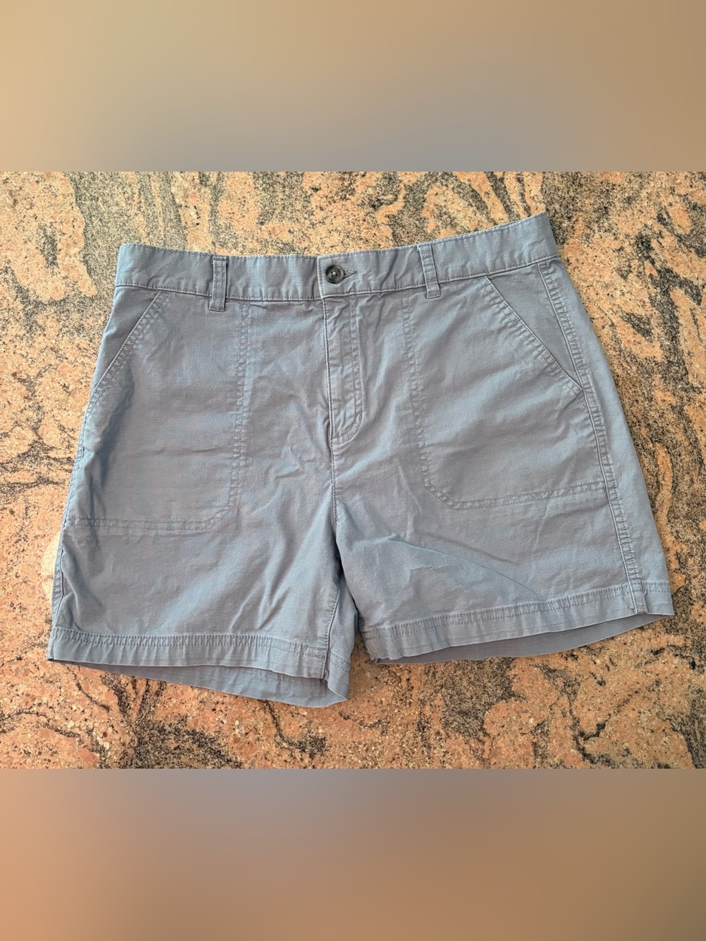 Eddie Bauer Women's Utility Cargo Shorts, Blue, Size 8